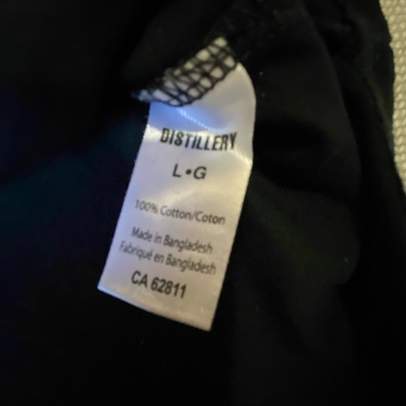 Distillery Apparel Mens Black Cotton Festive Funny Holiday T-Shirt- Sz-L - Picture 8 of 12